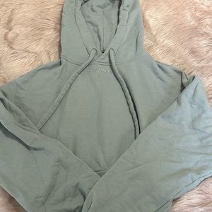 Twenty Montreal cropped hooded sweatshirt. XS
